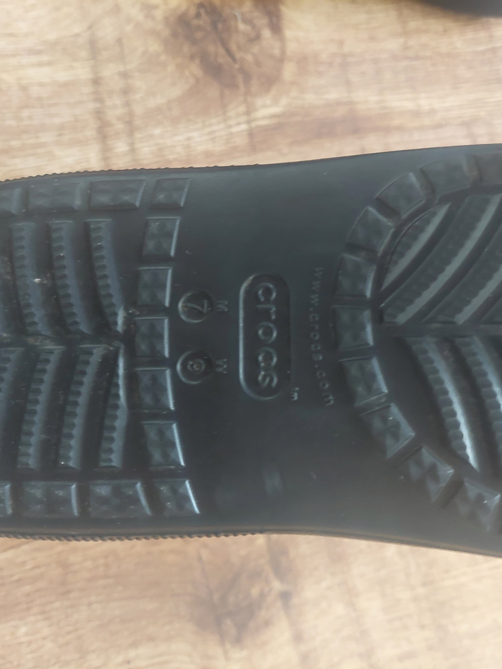 CROCS Women's Black Waterproof Clog Boots Crush Mega Size 9 - Picture 2 of 5